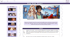 Desktop Screenshot of hanakogames.com